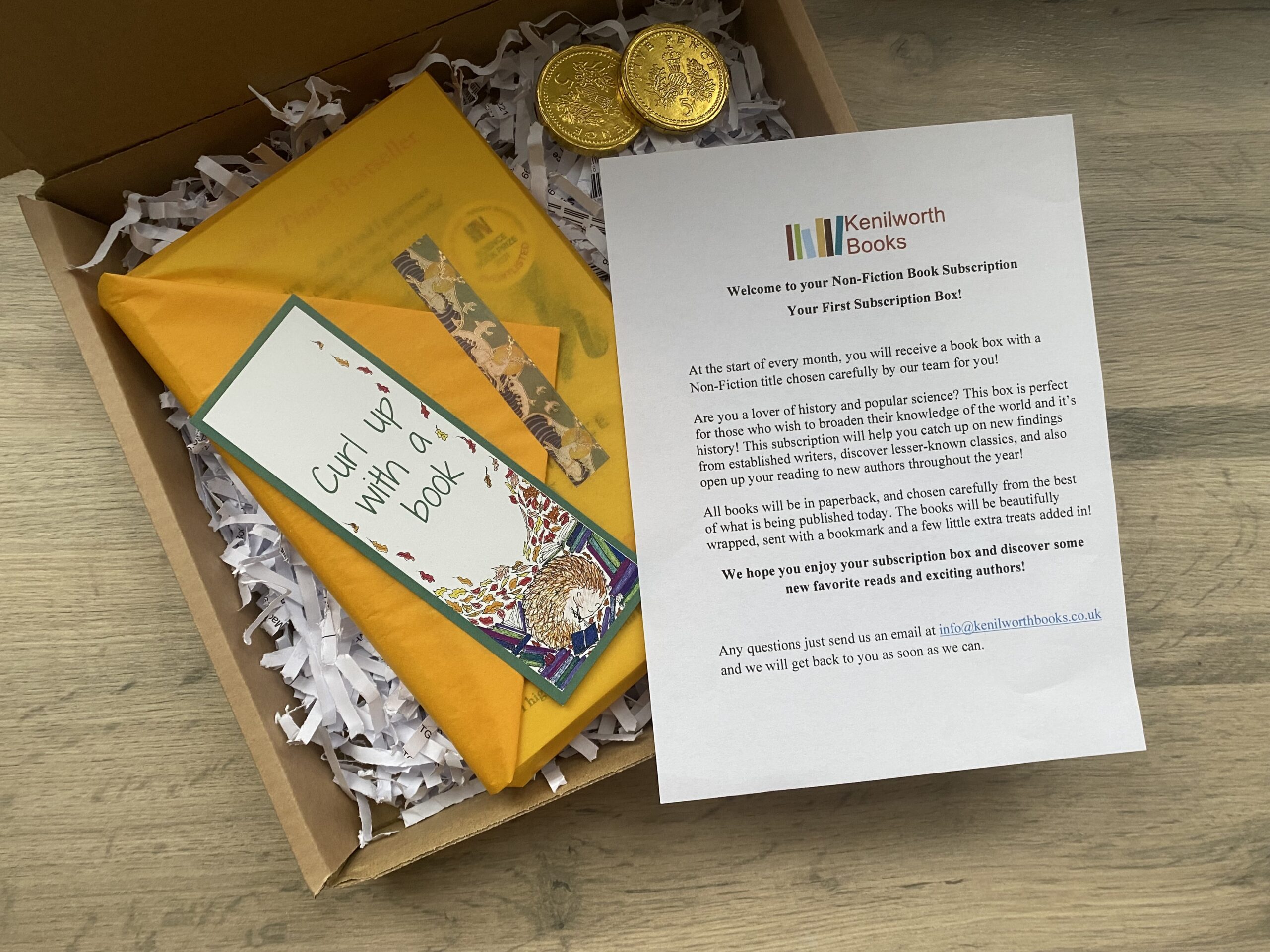 Non Fiction Subscription Box Kenilworth Books
