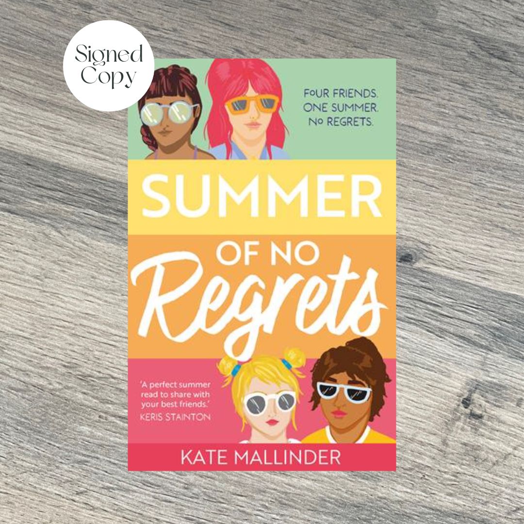 Summer of No Regrets by Kate Mallinder SIGNED COPY