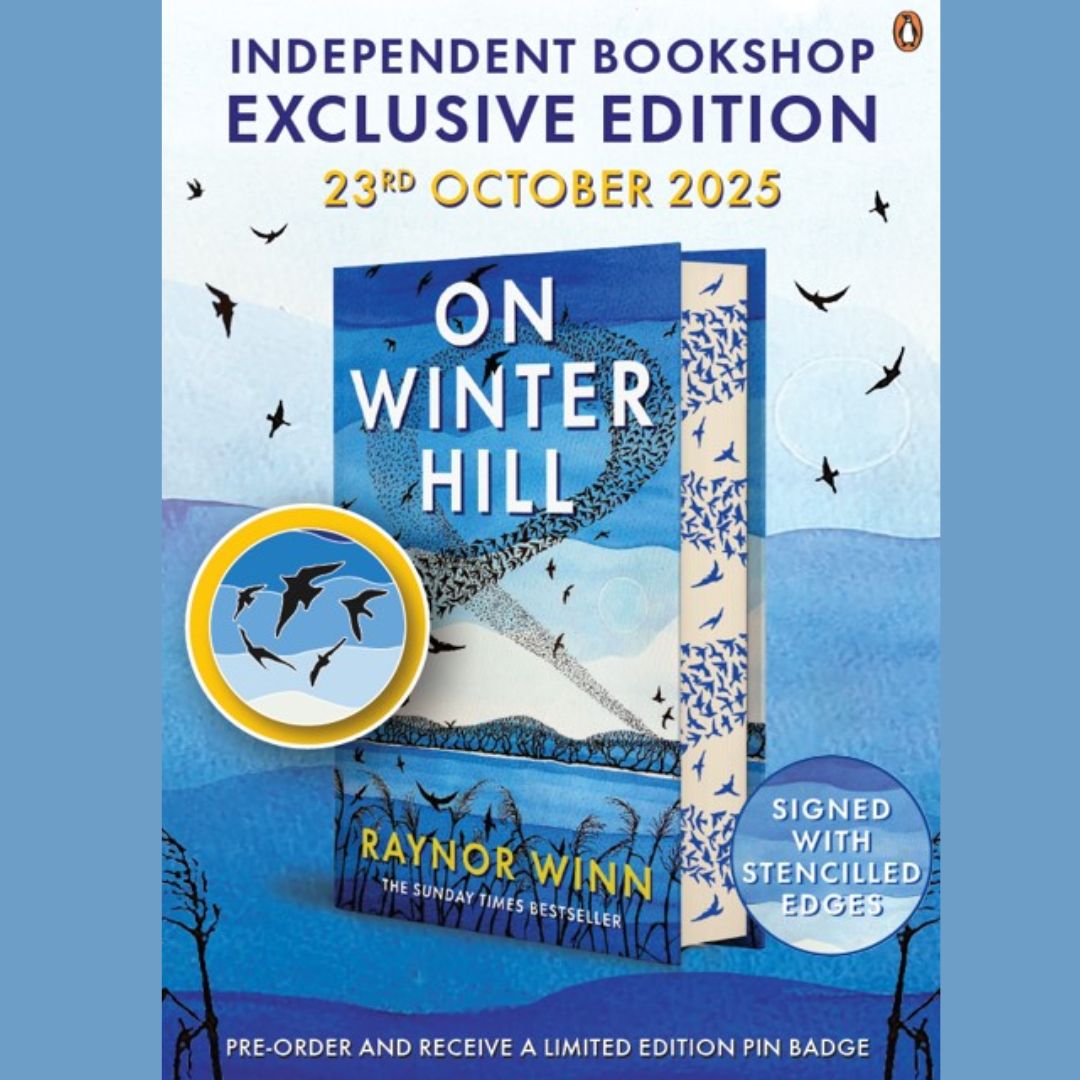On Winter Hill by Raynor Winn SIGNED INDEPENDENT BOOKSHOP EXCLUSIVE EDITION