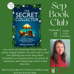 September Book Club Event Book Token