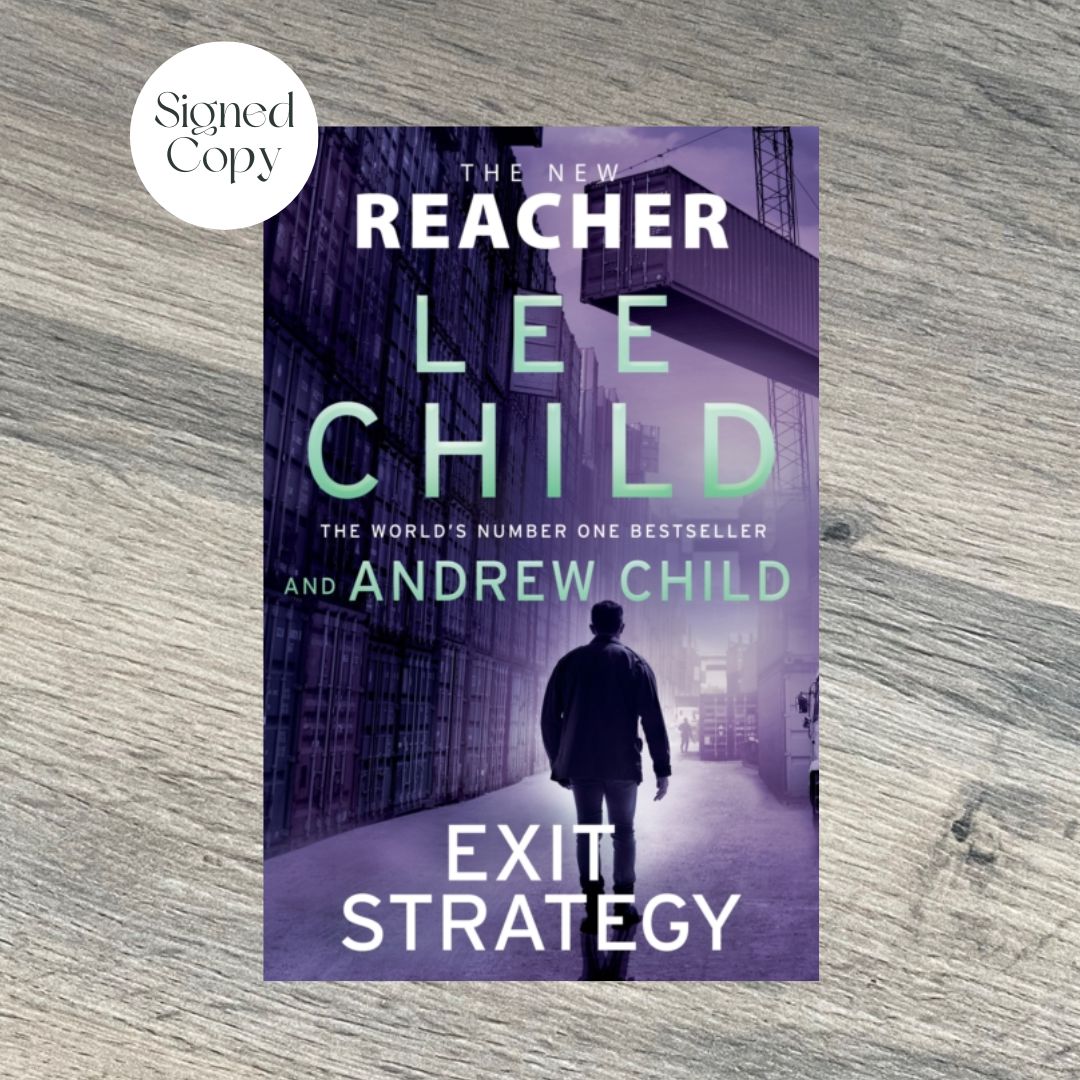 Exit Strategy by Lee Child & Andrew Child SIGNED COPY