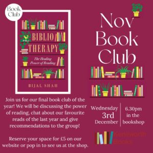 November Book Club Event Book Token