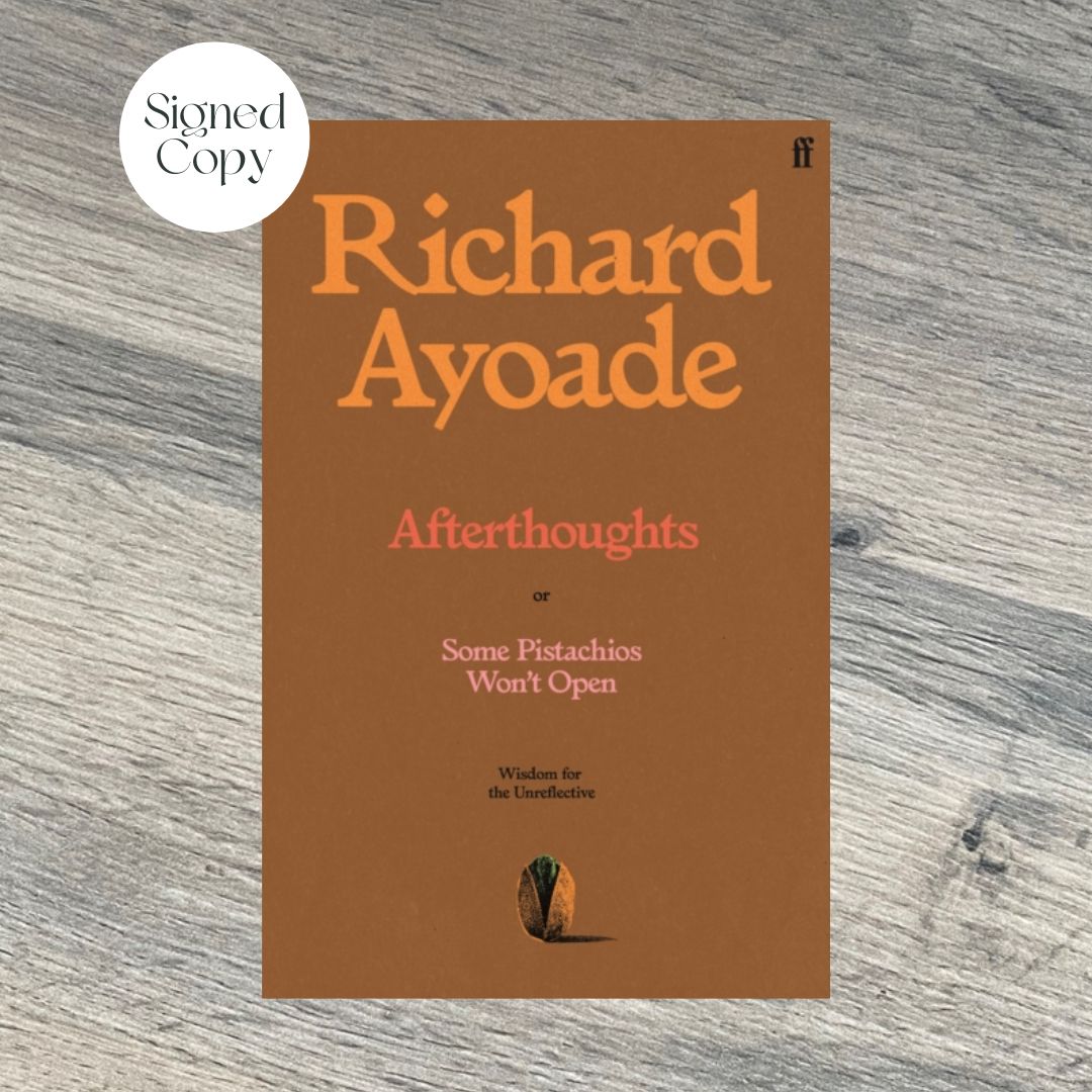 Afterthoughts by Richard Ayoade SIGNED COPY