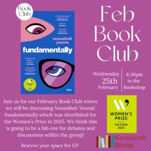 February Book Club Event Book Token