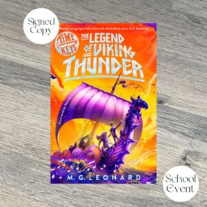 The Legend of Viking Thunder by M. G. Leonard SIGNED COPY