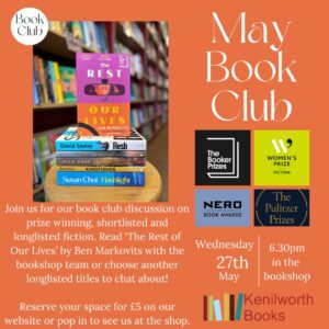 May Book Club Event Book Token