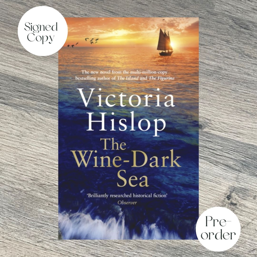 The Wine-Dark Sea by Victoria Hislop SIGNED COPY